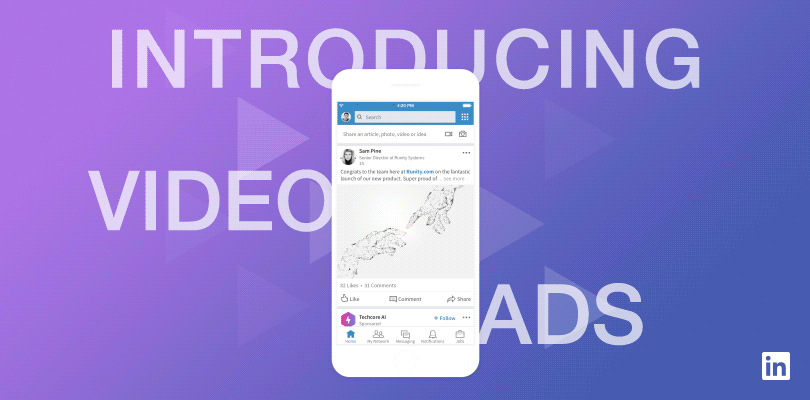 ANÚNCIOS DE VÍDEO NO LINKEDIN