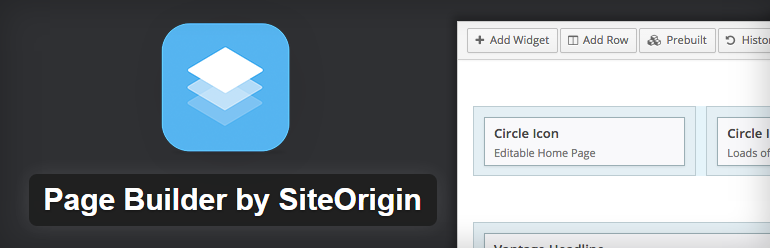 Melhores Plugins grátis para wordpress, page builder by siteorigin